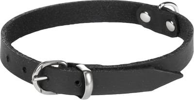 Flamingo Halsband Rondo Klink Zwart - Zwart - 37 cm x 12 mm