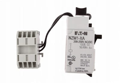 Eaton NZM1 Serie - Spanningsvrijgave - 208-250V AC/DC - Veilige Bediening - Hoge Kwaliteit Materialen