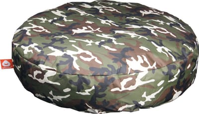 Whoober ronde zitzak Ibiza L outdoor camouflage - Wasbaar - Voor binnen en buiten