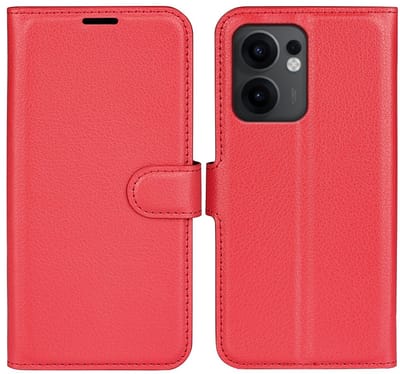 Coverup Hoesje - Geschikt voor OPPO Reno13 F / FS 5G Hoesje - Coverup Book Case - Rood