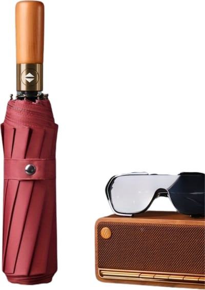 Livano Windproof Paraplu - Opvouwbaar - Moderne Stormparaplu - Stormproef - Automatisch Uitklapbaar - Umbrella - Rood