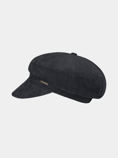 Yasmin - Corduroy ballonpet - Zwart