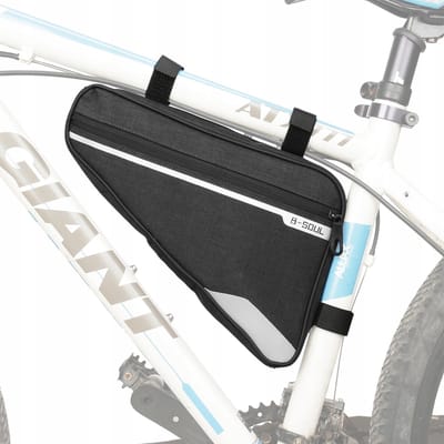 Markless driehoekige koffer onder frame - sterk en waterafstotend