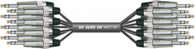 MUSIC STORE Studio Multicore/Eco 8/Kl.-Kl. 10m / jack sym <> jack sym - Analoge multicore kabel