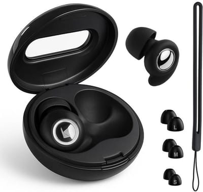 Slaapoordopjes met 45 dB ruisonderdrukking, inclusief 3 paar siliconen oordopjes, geschikt voor...