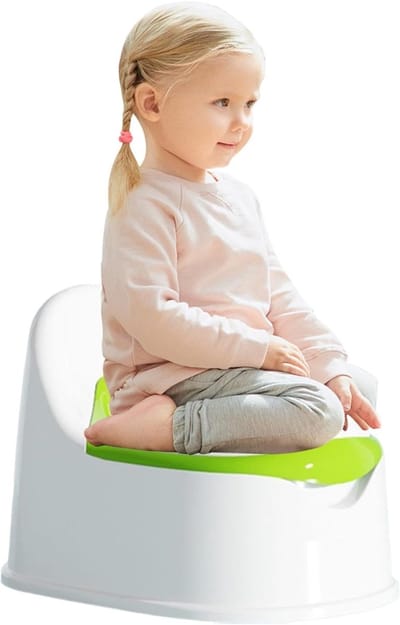 Potty Seat - Kinder Potje - Zindelijkheidstraining - Anti-slip Bodem - 26x28x35 cm - Groen