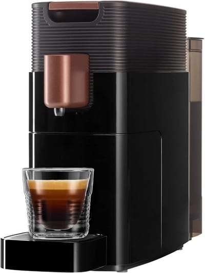 Capsuleapparaat - Koffiezetapparaat - Koffie Zetten - Testwinnaar 2023 - 08 liter tank - Zwart koper