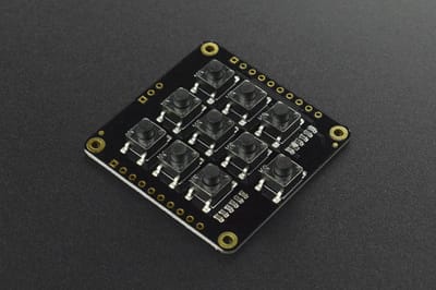 Fermion: ADKeyboard -10 toetsen (Breakout) DFR0792 - Geschikt voor Arduino