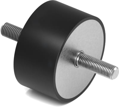 Rubbermagazijn - Trillingsdemper - Type A - 75x40mm - M12 - Set 5 stuks