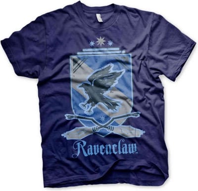 Harry Potter Heren Tshirt -S- Ravenclaw Blauw