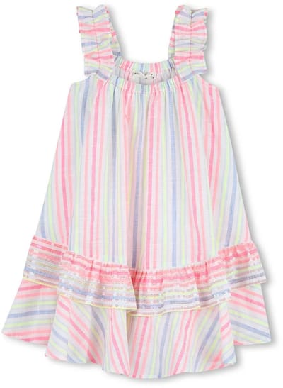 Billieblush U21977 Mouwloze Jurk Veelkleurig 12 Years Meisje