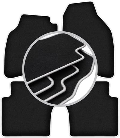 CARLUX-SILVER automatten voor: Honda Jazz II hatchback (2002-2008)