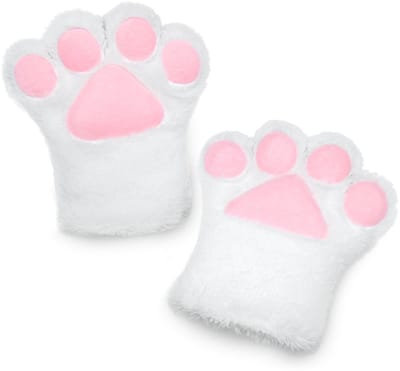 Rollenspel Dier Pluche Kat Bont Kostuum Poten Handschoenen Kleding Accessoires Volwassene