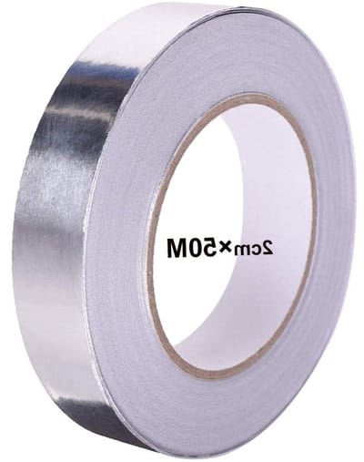 Premium Aluminium Plakband 50M x 20mm met Geleidende Hechting voor HVAC Reparatie, Isolatie en Buizen