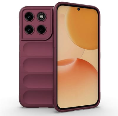 Coverup Hoesje - Geschikt voor Motorola Moto G67 / G77 / G87 Hoesje - Coverup Hands-On Rugged Back Cover - Bordeaux