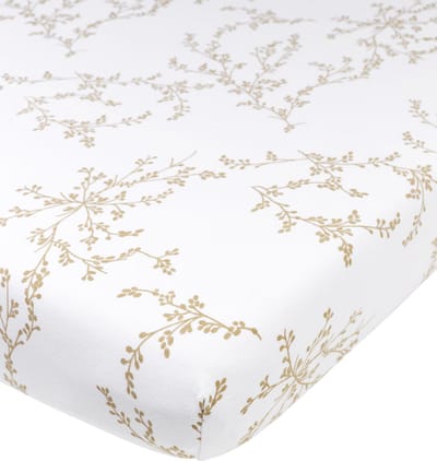 Meyco Baby Branches Hoeslaken Co-sleeper - Sand - 50x90cm