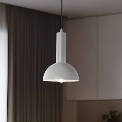 SIGMA Hanglamp Vitrum cupola S, taupe, halfronde, Ø 19 cm