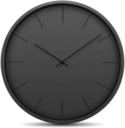 Stille Wandklok Zwart 25 cm - Non-Ticking Modern Design