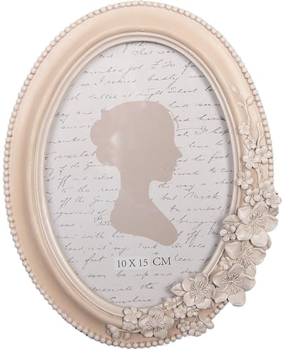 Clayre & Eef Fotolijst 10x15 cm Beige Kunststof