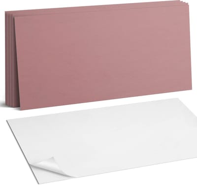 Coloray Plaktegels - Roze Wandtegel Zelfklevend - 60 cm x 30 cm - Roze Plaktegels - 6 stuks - Rechthoek PVC Tegels - Plaktegels Keuken - Zelfklevende Vloertegels Badkamer - Vinyltegels Vloer Zelfklevend - Zelfklevende Wandtegels