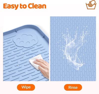 Honden Toiletmat 50 x 35 Inch | Herbruikbare Siliconen Mat voor Puppy Training | Waterdicht en Lekvrij, Ideaal voor Binnengebruik