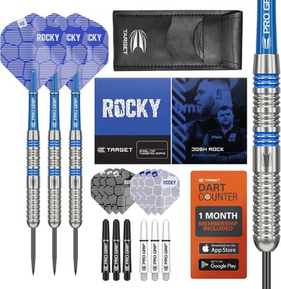 Professionele 80% Tungsten Steel Tip Darts Set met Dartpijlen, Grip Shafts en Flights