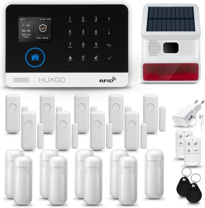 Draadloos Smart Home Alarmsysteem met Sirene 4G en WiFi Inclusief 18 Sensoren