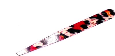 Pincet rood-zwart-crème patroon