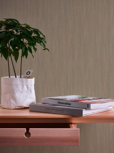 STRUCTUUR EFFECT BEHANG | Modern - bruin goud - A.S. Création Siena