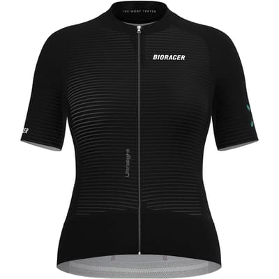 Bioracer Epic Ultralight Korte Mouw Wielertrui Zwart L Vrouw