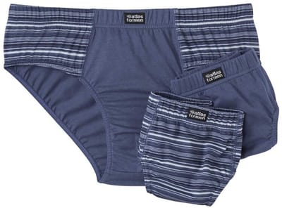 ATLAS FOR MEN - Set van 3 comfortabele onderbroeken - Heren - Verkrijgbaar in grote maten - 4XL