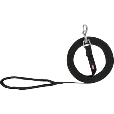 Trixie katoenen sleeplood, zwart Maat: M-L: 5m/20mm voor honden