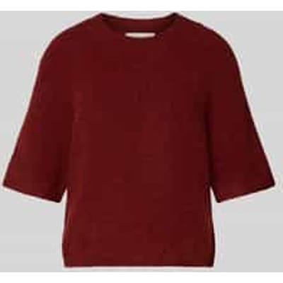 Gebreid shirt met wol, model 'Milania'