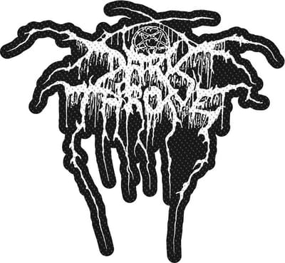 Darkthrone - Logo Cut Out Patch - Zwart