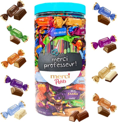 merci Petits chocolat avec inscription "merci professeur" - 700g
