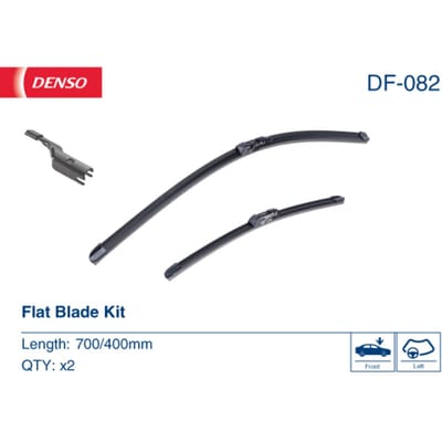 Wisserblad DENSO Flat Blades DF-082, 700/400mm, Voor, 2 Stuk