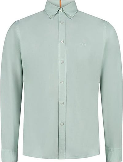 Hugo Boss Overhemd Regular Fit - Lichtgroen - Maat S
