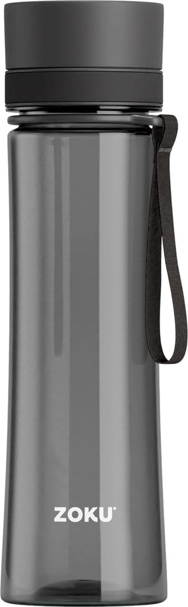 Zoku - Drinkfles 600 ml - Polypropyleen - Grijs