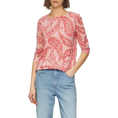 s.Oliver  T-shirts Red Größe: 34 | Longsleeves Outlet | Damen | Rot