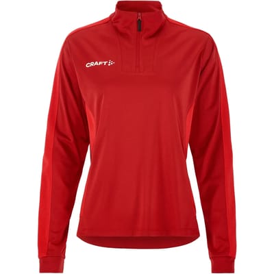 Craft dames-shirt met halve rits en lange mouwen Evolve 2.0 Contrast Half Zip W C17384