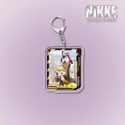 Sleutelhanger Mannen Vrouwen NIKKE Sleutelhanger Acryl Sleutelhanger De Godin van de Overwinning Sleutelhangers Hanger Feest Kinderen Cadeau Accessoires Sieraden gray