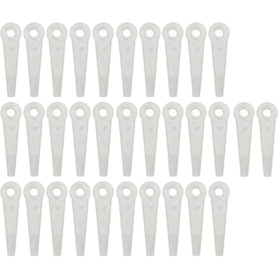 Lames de coupe en plastique pour tondeuse à gazon, 32 pièces, accessoires de remplacement pour tête de coupe-herbe