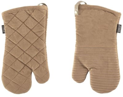 Tiseco - Ovenwant VELMAR - SET/2 - siliconen grip - 17x33 cm, taupe