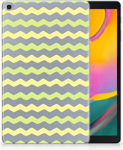 Samsung Galaxy Tab A 10.1 (2019) Hippe Hoes Waves Yellow
