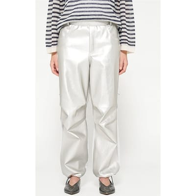 10DAYS Ski Jogger Silver Maat: XS | Leren broeken Outlet | Dames | Zilver