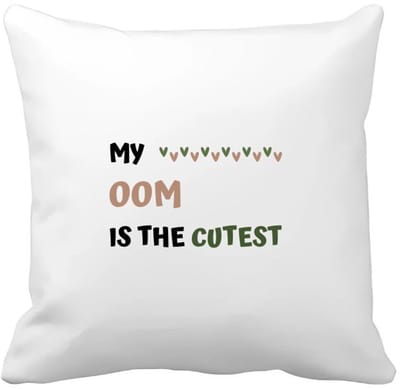 Akyol - my oom is the cutest Kussen hoes - Oom - schattige oom - verjaardagscadeau - verjaardag - cadeau - cadeautje voor oom - oom artikelen - kado - geschenk - gift - 40 bij 40 cm