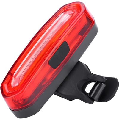 Buiten COB Fiets Achter Zadel Lamp Staart Veiligheidswaarschuwing Licht Nachtrijden Accessoire Rood&Blauw red