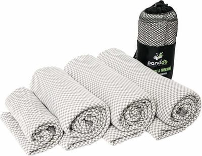 Pandoo Reishanddoek - Large - Grijs - Sneldrogend - Absorberend - Compact