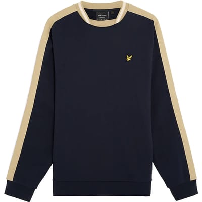 Sweatshirt met contrasterende band Lyle & Scott