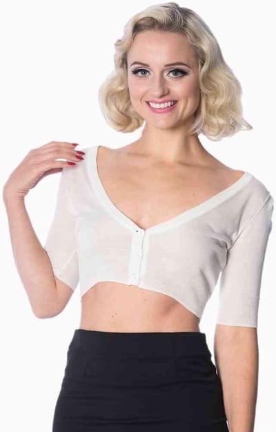 Dancing Days - BOBBY BASICS Cardigan - 3XL - Wit